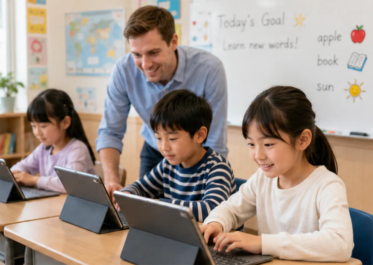 全国150以上の教室・学校で使われるナレッジタイピングのノウハウを、英語教室へ。イメージ